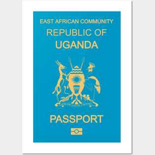 Uganda passport Posters and Art